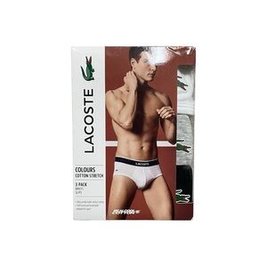 Lacoste Colours Cotton Stretch Briefs 3-pack